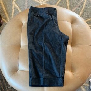 Stretch Ingredients - charcoal Denim  cropped pants. 20w
